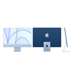 iMac Retina 4.5K Display Apple M1 Chip 8Gb 256Gb 24-Inch Blue Mgpk3Ab/A