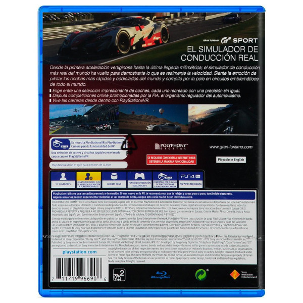 Gran Turismo Sport - PS4, PlayStation 4