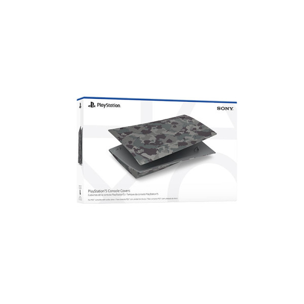 Sony PS5™ Console Covers - Grey Camouflage