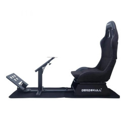 Deadskull Cockpit Simulator Car Racing Seat - Black