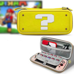 Slim Travel Bag for Nintendo Switch (Oled) Yellow Super Mario