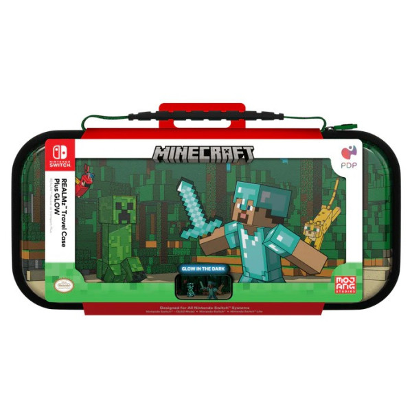 PDP REALMZ™ NINTENDO SWITCH TRAVEL CASE PLUS MINECRAFT