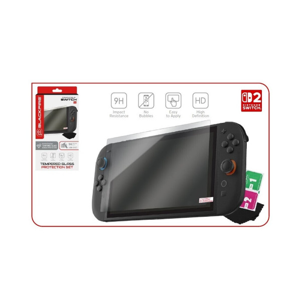 Nintendo Switch 2 BlackFire Tempered Glass