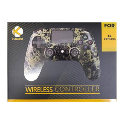 KGAMING PS4 WIRELESS CONTROLLER CAMO 3 Green
