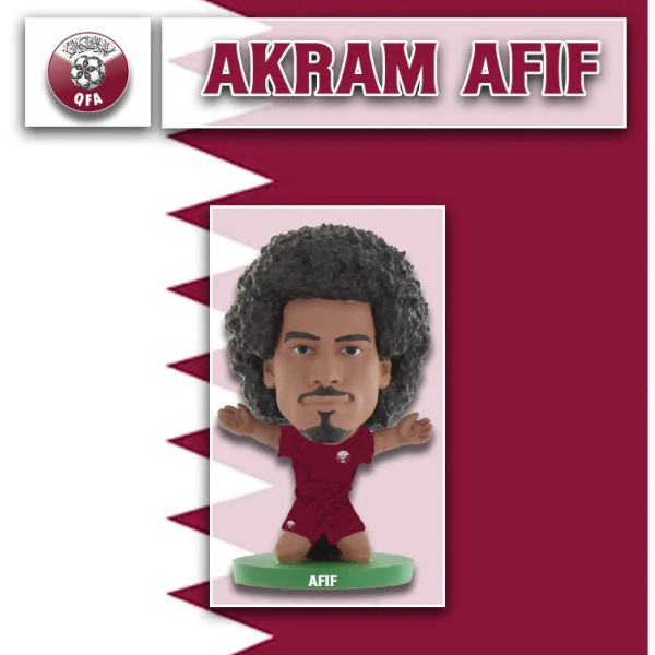 مجسم نجم كرة القدم - قطر أكرم عفيف