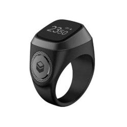 iQIBLA ZIKR RING - Models 18mm - Black