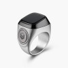 iQIBLA ZIKR METAL RING - Model M02 - 18mm - Silver