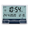 Al Harameen Electronic Digital Table Azan Clock Silver HA-4001SW
