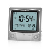 Al Harameen Electronic Digital Table Azan Clock Silver HA-4009SW