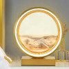 Moving Sand Art Picture-3D Deep Sea Sandscape Glass Flowing Sand Frame with Light OT-001