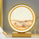 Buy Online Moving Sand Art Picture-3D Deep Sea Sandscape Glass Flowing Sand Frame with Light OT-001 in Qatar