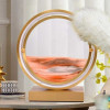 Moving Sand Art Picture-3D Deep Sea Sandscape Glass Flowing Sand Frame with Light OT-001
