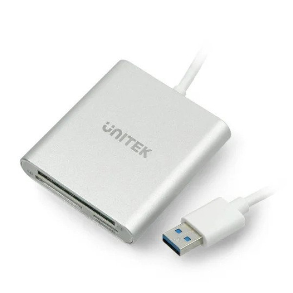 UNITEK Y-9313 card reader USB 3.2 Gen 1 (3.1 Gen 1) Silver UNITEK Y-9313 card reader USB 3.2 Gen 1 (3.1 Gen 1) Silver