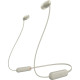 Sony WI-C100 Bluetooth Earphones (Beige)