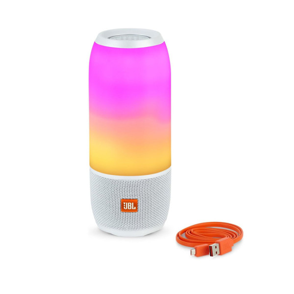 Jbl Pulse 3 Wireless Bluetooth Ipx7 Waterproof Speaker (white)