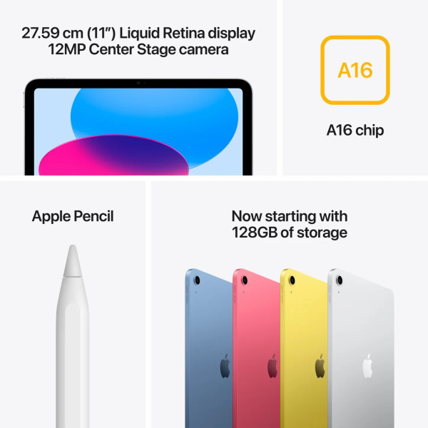 iPad 11th Gen 11-inch Wi-Fi 256GB - Blue MD4H4