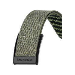 Moxedo Fit-Weave Nylon Braided Band for WHOOP 4.0 - Gray/Green