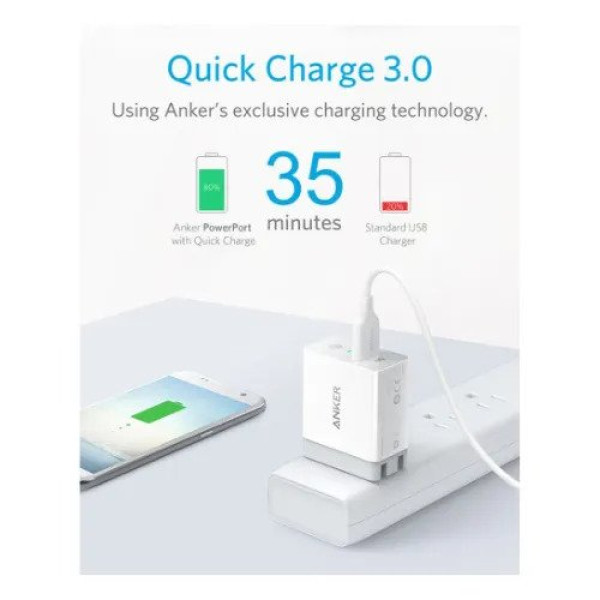 Anker Power Port 1 With Quick Charging Uk With Micro