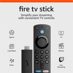 Amazon Fire TV Stick 1080p Portable Streaming Media Player
