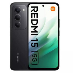 Redmi 15 Mobile Phone (5G, 8GB, 256GB) Midnight Black