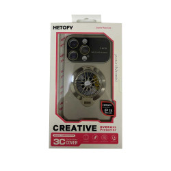 Hetofy Creative Case for iPhone 15 Pro - Titanium