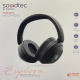 Porodo Soundtec Pure Bass Wireless Over-Ear Headphone Black