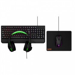 Porodo 4 In 1 Gaming Starter Kit ( Keyboard / Headphone / Mouse / Mouse Pad )