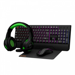 Porodo 4 In 1 Gaming Starter Kit ( Keyboard / Headphone / Mouse / Mouse Pad )