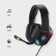 Porodo Pdx411 E-Sports High Definition Rgb Gaming Headphone - Black