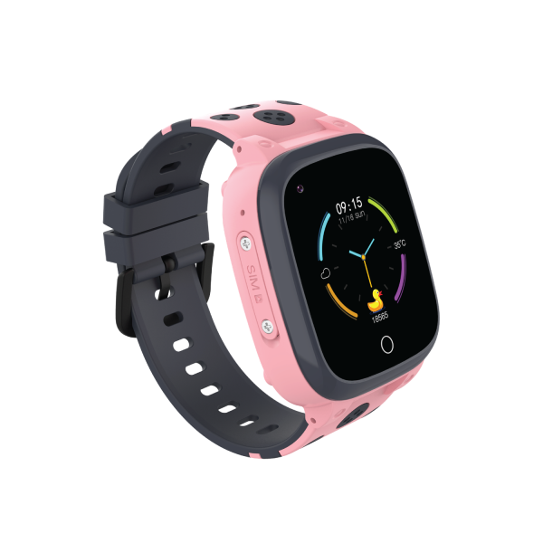 Buy Online Porodo Kids 4G Smartwatch With Video Calling Pink in Qatar