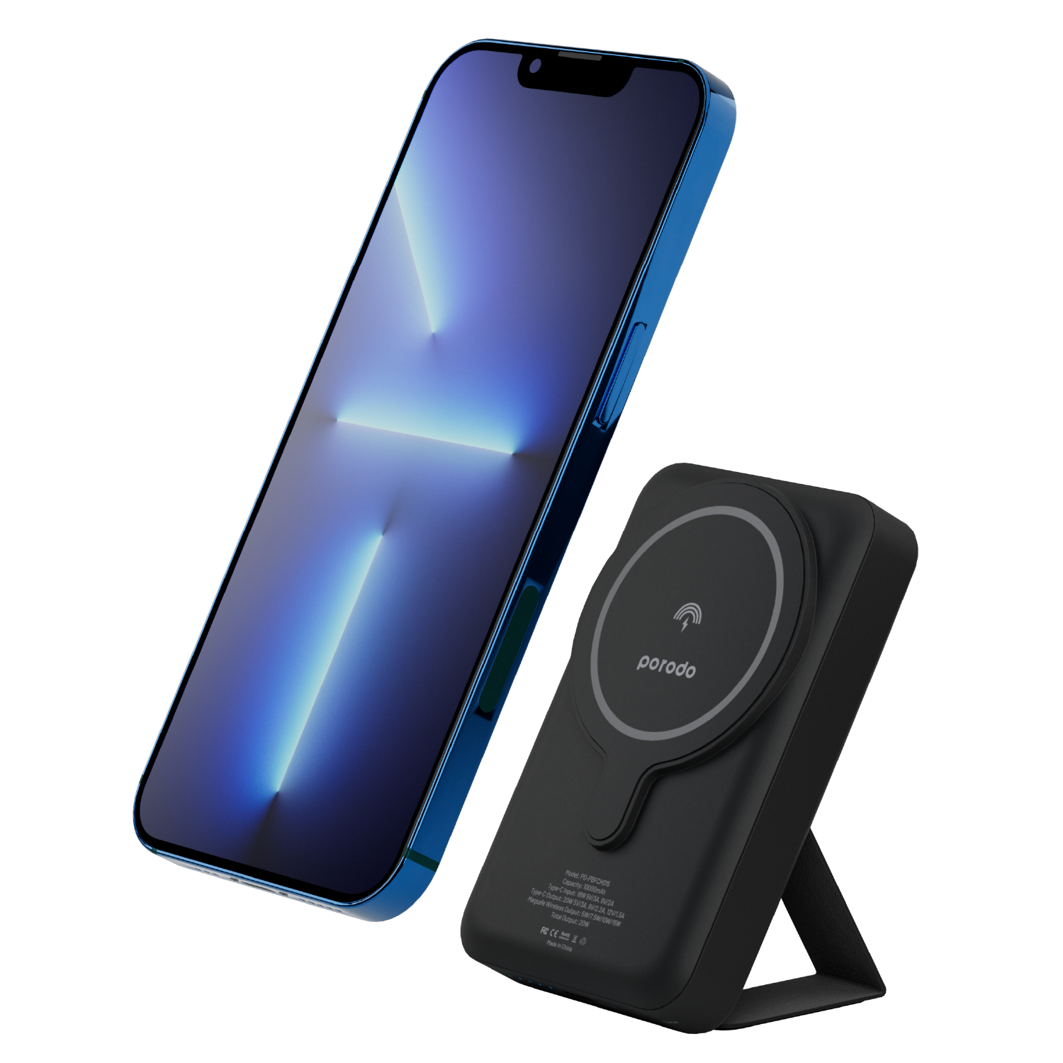 Buy Online Porodo 10000 mAh Magsafe Power Bank wireless Charger