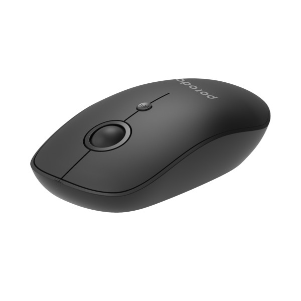 Porodo 3 In 1 Wireless Bluetooth Mouse 2.4Ghz V5.0 - Black