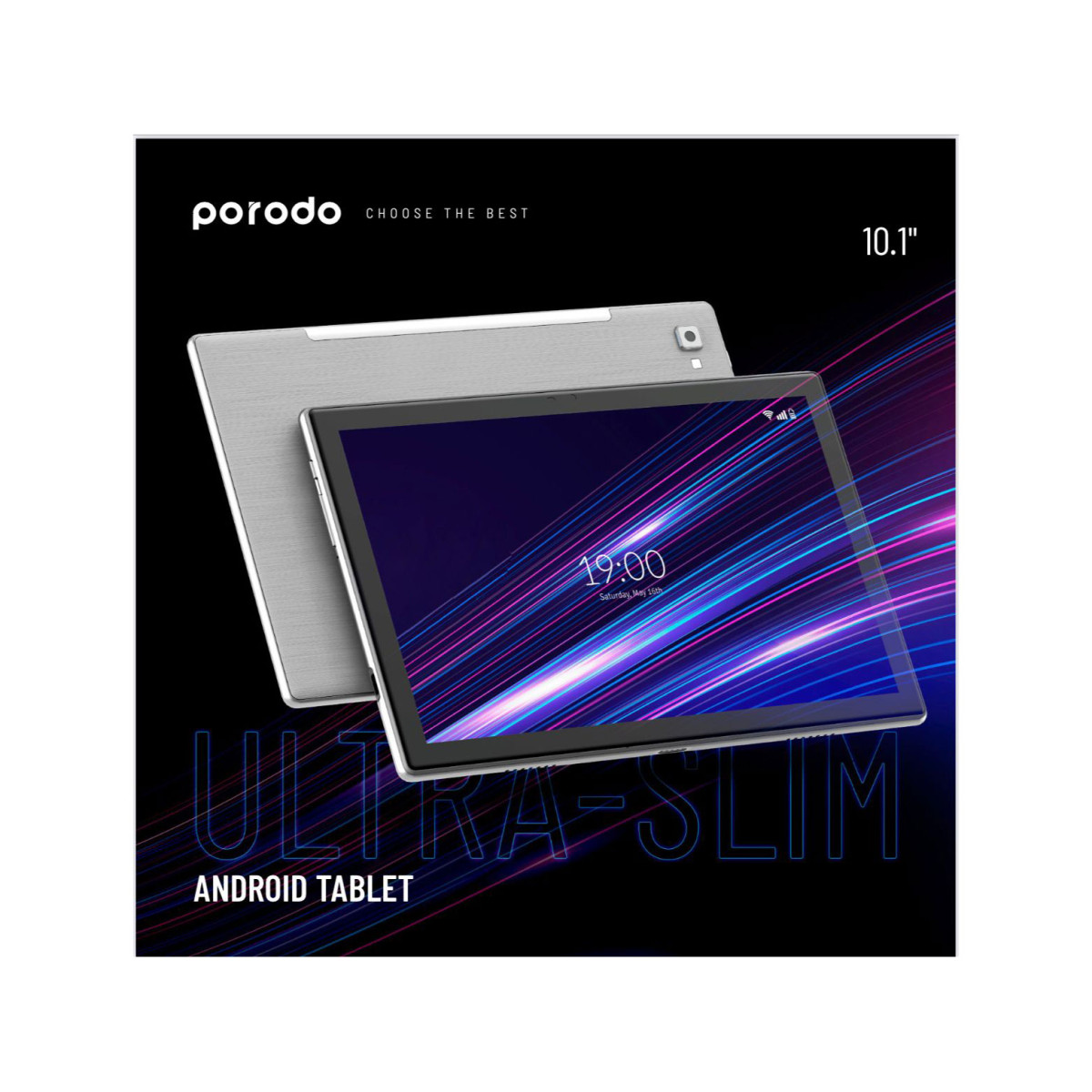 Buy Online Porodo UltraSlim 10.1" Android Tablet in Qatar