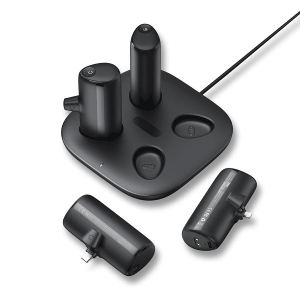 Porodo 4in1 Station 5000mAh X2 Lightning O/P X2 Type-C O/P Wireless Power Bank UK