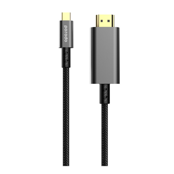 Porodo 4K HDMI to Type-C Cable (1.8M)