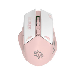 Porodo Gaming Wireless Mouse Gaming Design DPI 1600 - Pink