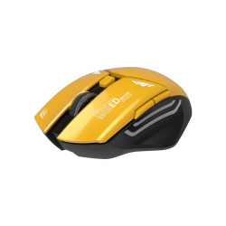 Porodo Gaming Wireless Mouse Gaming Design DPI 1600 - Yellow
