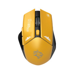 Porodo Gaming Wireless Mouse Gaming Design DPI 1600 - Yellow