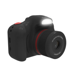 Porodo Lifestyle Kids Digital Camera Dual Lens Selfie - Black