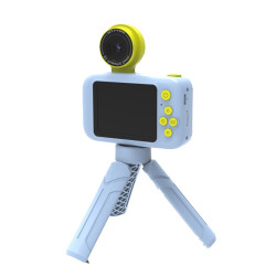 Porodo Lifestyle Kids Flip Digital Camera With Tripod Stand - Blue