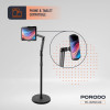 Porodo Phone and Tablet Floor Stand - Black