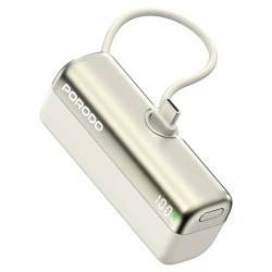 Porodo Pocket Volt 5000mAh Power Bank - White