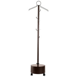 Porodo Lifestyle Essentia Clothing Bakhour Hanger with Storage Tray & Wheels - Brown