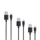 Buy Online Ravpower Usb To Lightning 3 Pack 1X 0.6M|1X 1M|1X 2M Cable in Qatar