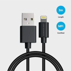 Powerology Usb-A To Lightning Cable 3M