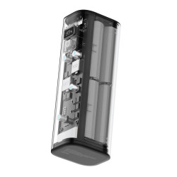 Powerology 24000mAh Crystalline Series PD100 W Dual Output Power Bank - Black