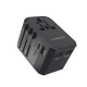 Powerology Universal Multi-Port Travel Adapter Pd 45W (1 TYPE-C with 3X USB-A Ports)