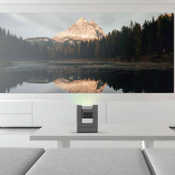 Powerology VisionArc Portable Smart Projector - Gray