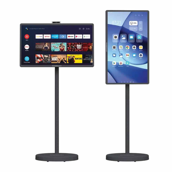 Powerology Banf 32" Portable Smart Monitor - Gray