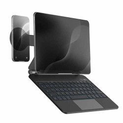 Powerology Apple Magic Keyboard 10Th/11Th Gen With Phone Holder -Black